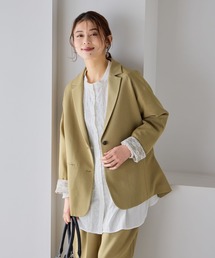 【選べる着丈】レースカフスシングルジャケット《オケージョン2026SS》