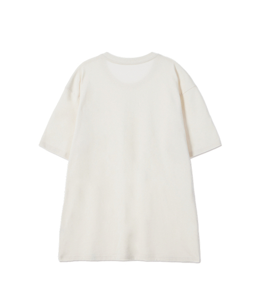 MAKEITTO（メイキット）の「[SEOUL] CREW NECK TEE_CREAM（Tシャツ/カットソー・メンズ・その他・MEDIUM/LARGE/X-LARGE/XX-LARGE）」の3枚目の写真
