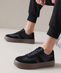 c.u.l | シンプル 厚底 ジャーマントレーナー ローカットスニーカー culs185(スニーカー)