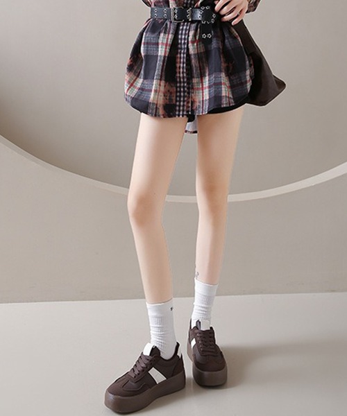 c.u.l(シーユーエル)の「シンプル 厚底 ジャーマントレーナー ローカットスニーカー culs185(スニーカー・レディース・アイボリー/ブラウン/ブラック・39/38/37/36)」の14枚目の写真