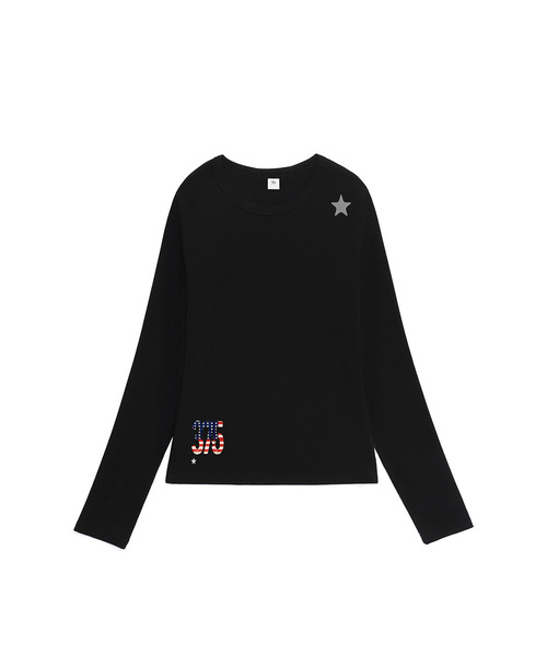 VENHIT（ベンヒット）の「375 スリムフィットロングスリーブ（Tシャツ/カットソー・レディース・ホワイト/ブラック/グリーン・SMALL/MEDIUM/LARGE）」の2枚目の写真