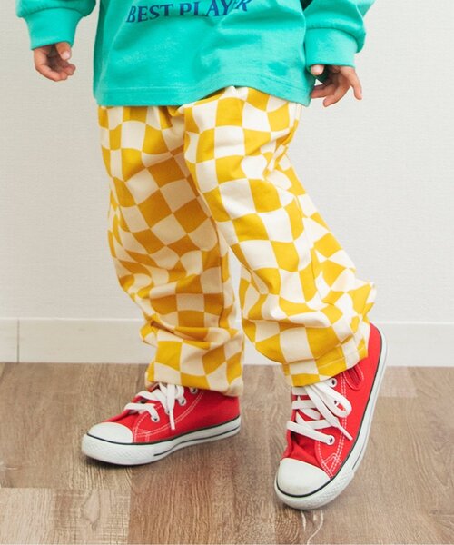 BREEZE（ブリーズ）の「【26春新作/リンク】NEWシェフパンツ_ジュニア対応（その他パンツ・キッズ・ブラック/アイボリー/オフホワイト/チェック/インディゴブルー/その他3/ミント/イエロー/その他10/レッド・80/90/100/110/120/130/140）」の6枚目の写真