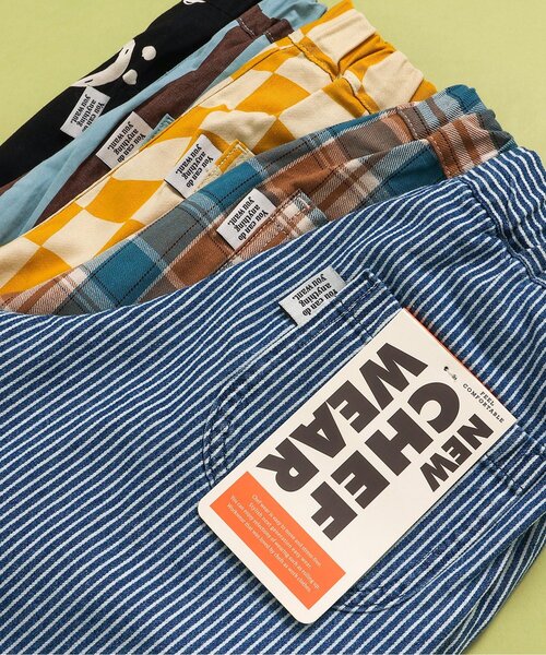 BREEZE（ブリーズ）の「【26春新作/リンク】NEWシェフパンツ_ジュニア対応（その他パンツ・キッズ・ブラック/アイボリー/オフホワイト/チェック/インディゴブルー/その他3/ミント/イエロー/その他10/レッド・80/90/100/110/120/130/140）」の18枚目の写真