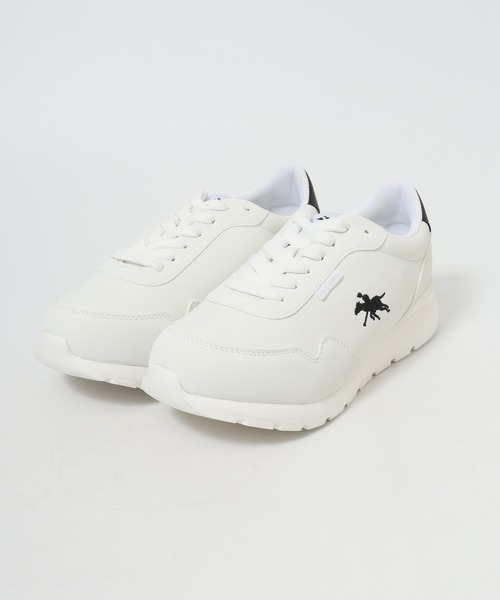 POLO CHAMPS（ポロチャンプス）の「POLO CHAMPS クラシック スクールスニーカー（スニーカー・レディース・ブラック/ホワイト×ブラック/ホワイト×ネイビー・23.0cm/23.5cm/24.0cm/24.5cm/22.5cm）」の4枚目の写真