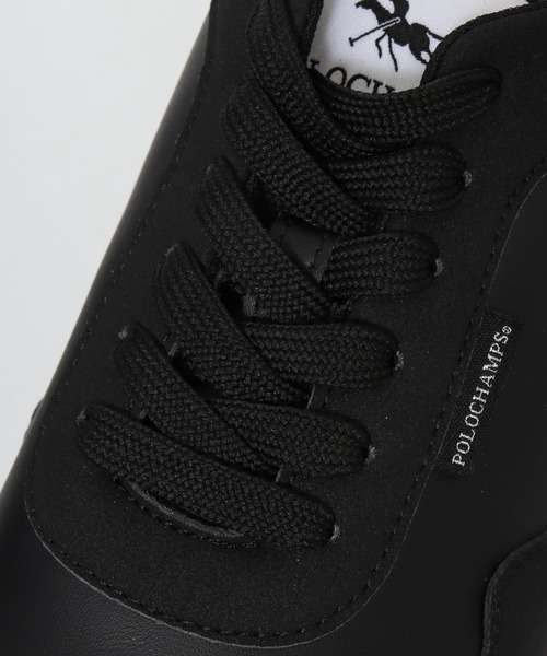 POLO CHAMPS（ポロチャンプス）の「POLO CHAMPS クラシック スクールスニーカー（スニーカー・レディース・ブラック/ホワイト×ブラック/ホワイト×ネイビー・23.0cm/23.5cm/24.0cm/24.5cm/22.5cm）」の8枚目の写真