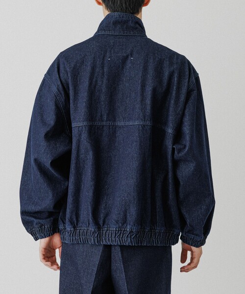 ADAM ET ROPE'（アダムエロペ）の「デニム ボマージャケット / ADAM ET ROPE' JEANS -FILM-（デニムジャケット・メンズ・ネイビー/ブラック系その他・M/L）」の8枚目の写真