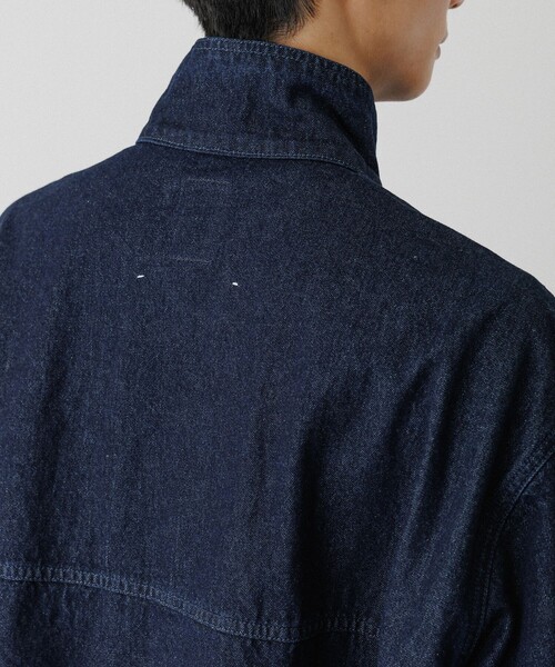 ADAM ET ROPE'（アダムエロペ）の「デニム ボマージャケット / ADAM ET ROPE' JEANS -FILM-（デニムジャケット・メンズ・ネイビー/ブラック系その他・M/L）」の12枚目の写真