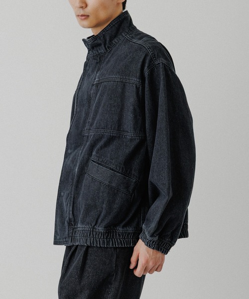 ADAM ET ROPE'（アダムエロペ）の「デニム ボマージャケット / ADAM ET ROPE' JEANS -FILM-（デニムジャケット・メンズ・ネイビー/ブラック系その他・M/L）」の16枚目の写真