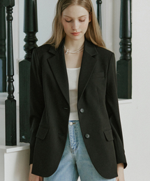 Single Breasted Jacket - Charcoal