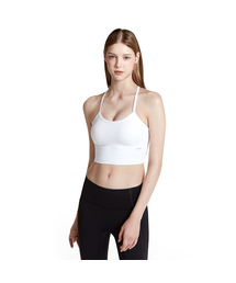 女性エアメッシュスポーツX紐ブラトップパッド取り外し型