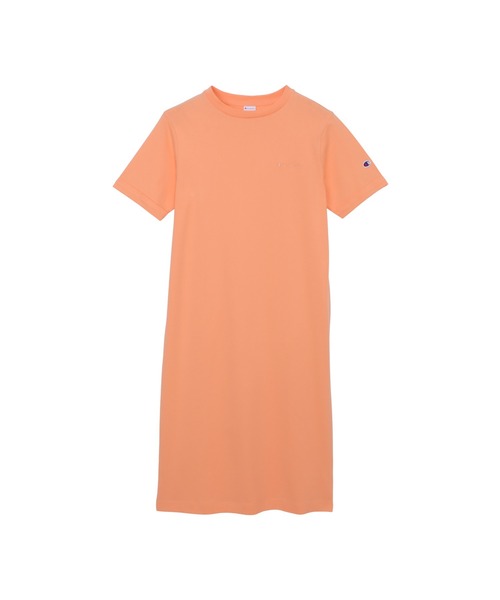 Champion（チャンピオン）の「【Champion/チャンピオン】レディース ワンピース（ワンピース・レディース・ネイビー/ライトオレンジ系1/ライトブルー/オートミール・LARGE/MEDIUM）」の4枚目の写真