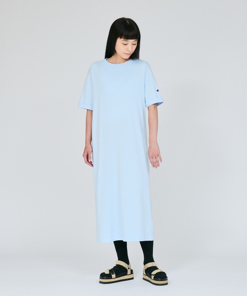 Champion（チャンピオン）の「【Champion/チャンピオン】レディース ワンピース（ワンピース・レディース・ネイビー/ライトオレンジ系1/ライトブルー/オートミール・LARGE/MEDIUM）」の13枚目の写真