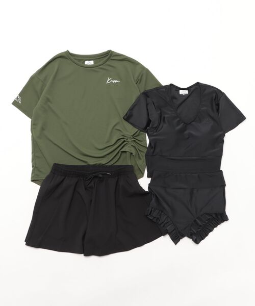 ラッシュガード付き4点セット水着（水着）｜Kappa（カッパ）の