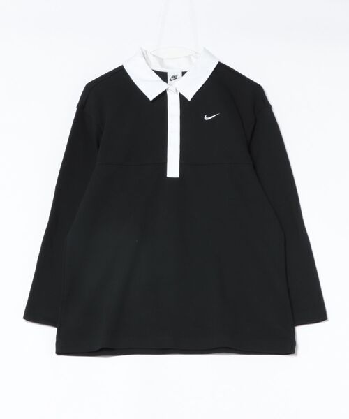 NIKE（ナイキ）の「《NIKEアパレル》AS W NSW STREET ESSNTL OS（ポロシャツ・レディース・マルチ/ブラック・XL/M/S/L）」の2枚目の写真