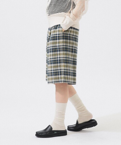 BEAMS BOY（ビームスボーイ）の「マドラス チェック ショーツ（その他パンツ・レディース・ブラウン/グリーン・0/1）」の2枚目の写真