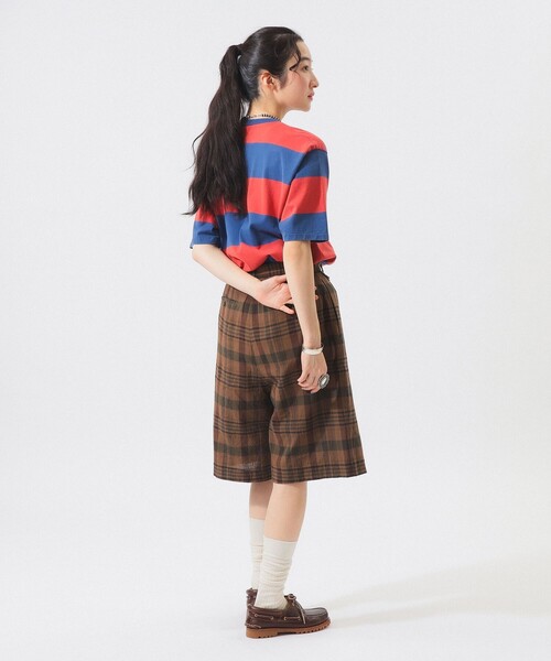 BEAMS BOY（ビームスボーイ）の「マドラス チェック ショーツ（その他パンツ・レディース・ブラウン/グリーン・0/1）」の4枚目の写真