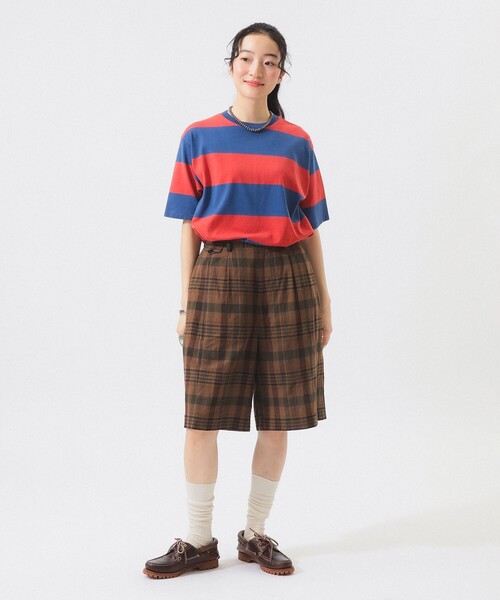 BEAMS BOY（ビームスボーイ）の「マドラス チェック ショーツ（その他パンツ・レディース・ブラウン/グリーン・0/1）」の5枚目の写真