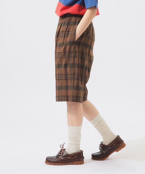 BEAMS BOY（ビームスボーイ）の「マドラス チェック ショーツ（その他パンツ・レディース・ブラウン/グリーン・0/1）」の7枚目の写真