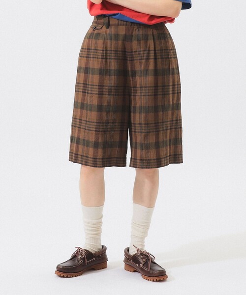 BEAMS BOY（ビームスボーイ）の「マドラス チェック ショーツ（その他パンツ・レディース・ブラウン/グリーン・0/1）」の8枚目の写真