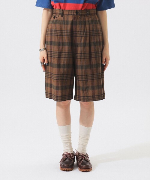 BEAMS BOY（ビームスボーイ）の「マドラス チェック ショーツ（その他パンツ・レディース・ブラウン/グリーン・0/1）」の9枚目の写真