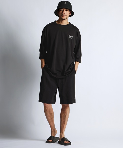 LANVIN en Bleu（ランバンオンブルー）の「ロゴ シャワーサンダル（サンダル・メンズ・ホワイト/ブラック・MEDIUM/LARGE）」の6枚目の写真