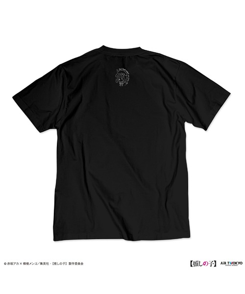 AIR TWOKYO(エアトゥーキョー)の「TVアニメ『【推しの子】』第2弾 モノトーンシーンイラストTシャツ 4(有馬かな&アクア)ブラック(Tシャツ/カットソー・レディース・ブラック・XX-LARGE/X-LARGE/LARGE/MEDIUM/SMALL)」の3枚目の写真