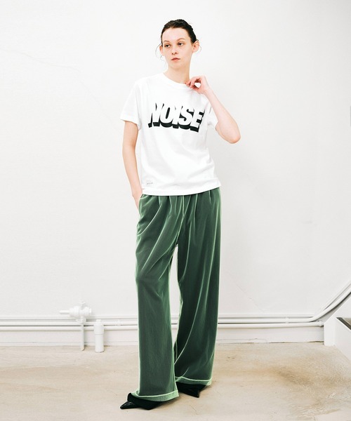 NOISE MAKER（ノイズメーカー）の「チュールレイヤードワイドパンツ【MADE IN JAPAN】（その他パンツ・レディース・ブラック/ベージュ・38/36）」の14枚目の写真