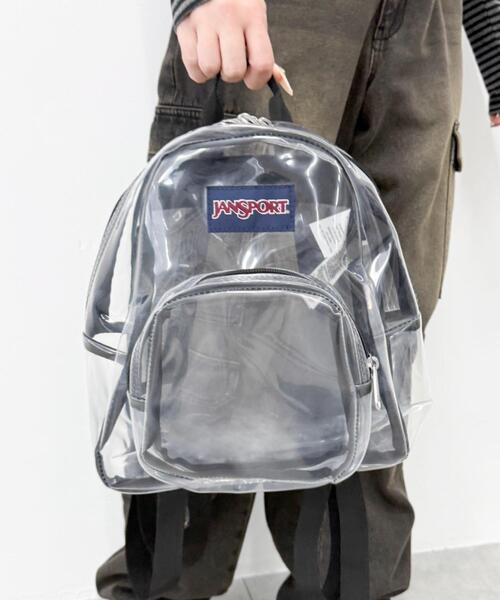 JANSPORT(ジャンスポーツ)の「WEGO/JANSPORT CLEAR MINIPACK(バックパック/リュック・レディース・ブラック・FREE)」の4枚目の写真