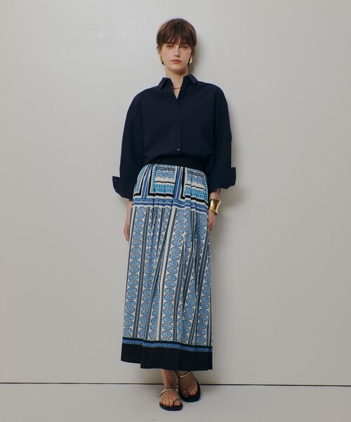 allureville(アルアバイル)の「【WEB・一部店舗別注】バレススリーブシャツ(シャツ/ブラウス・レディース・ネイビー・2)」の6枚目の写真
