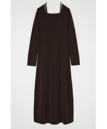 【26年SS新作】OPEN NECK KNIT LONG ドレス