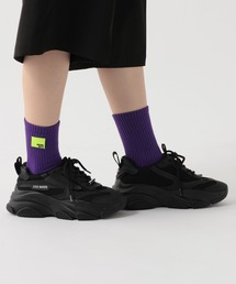 GEORGE'S（ジョージズ）の「ネオン＆ラベルソックス2（23～25cm／26～28cm）（ソックス/靴下）」