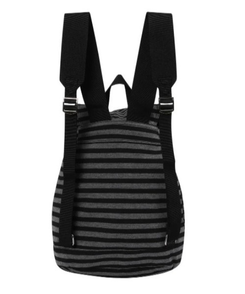 MUCENT(ムセント)の「◇MUCENT◇ブランド直輸入正規品/MUTE STRIPE MINI BACK PACK UNISEX ミュートストライプミニバックパック 男女共用(バックパック/リュック・レディース・ブラック・FREE)」の11枚目の写真
