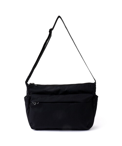 NESK（ネスク）の「【NESK】《A4サイズ可》ナイロン ワイドボディショルダーバッグ（NS-017）（ショルダーバッグ・メンズ・グレー/ブラック・FREE）」の3枚目の写真