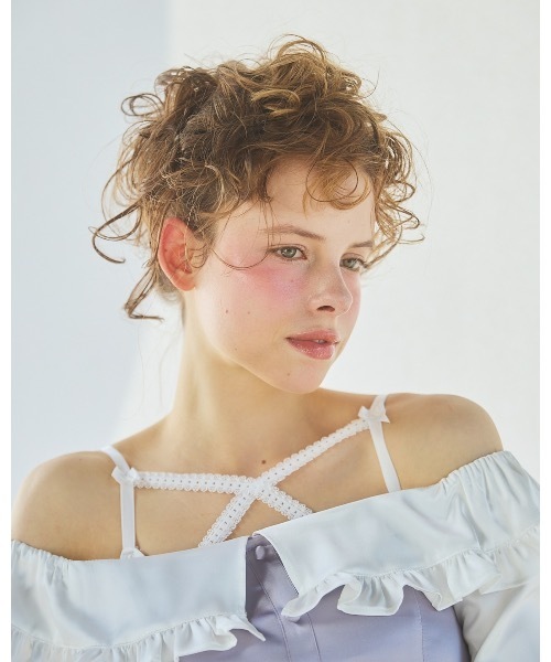 lilLilly(リルリリー)の「フロントレースカップキャミソール(キャミソール・レディース・ホワイト/グレー/パープル/ブラック・FREE)」の16枚目の写真