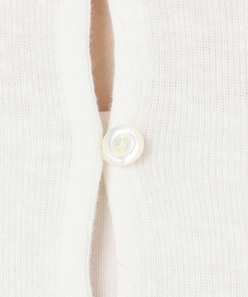 JOURNAL STANDARD（ジャーナルスタンダード）の「《WEB限定追加2》【fedit】ヘンプコットンフライスヘンリー（Tシャツ/カットソー・レディース・ネイビー/ホワイト・FREE）」の18枚目の写真