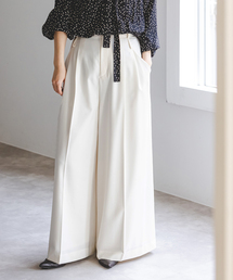 新品 未使用 ノーブル ウール 白パンツ ワイドパンツ NOBLE｜ノーブルのパンツ（ホワイト/白色系）通販 - ZOZOTOWN