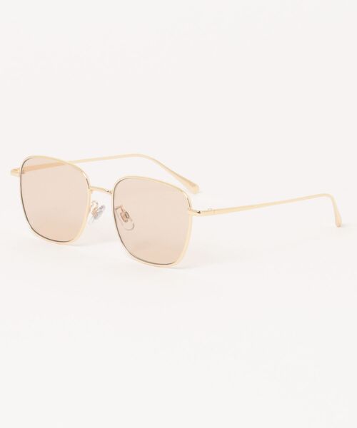 Revo.（レボ）の「METAL FLAME WELLINGTON SUNGLASSES / メタルフレーム ウェリントンシェイプ サングラス カラーレンズ UVカット（サングラス・レディース・ライトブラウン/ライトグレー・FREE）」の2枚目の写真