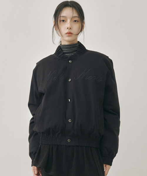 NICK&NICOLE(ニックアンドニコール)の「SHIRRING PADDING JUMPER_BLACK(ダウンジャケット/コート・レディース・その他・FREE)」の2枚目の写真
