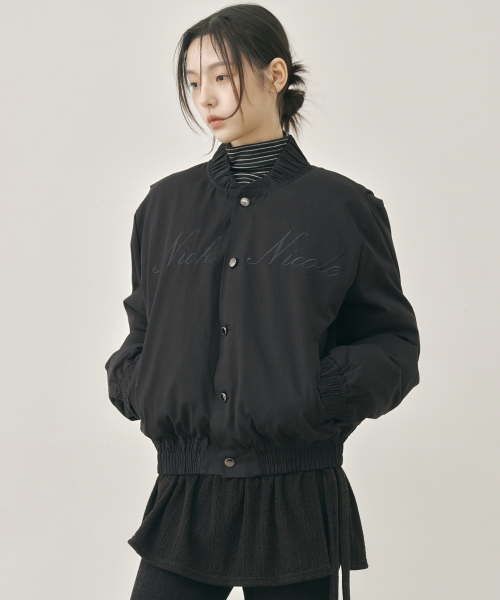 NICK&NICOLE(ニックアンドニコール)の「SHIRRING PADDING JUMPER_BLACK(ダウンジャケット/コート・レディース・その他・FREE)」の3枚目の写真