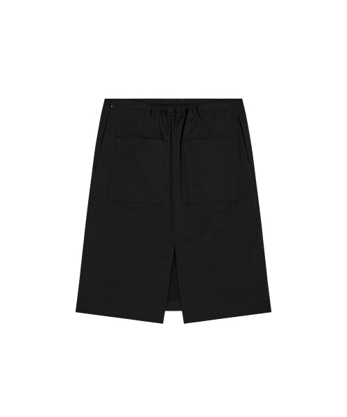 Rest&Recreation（レストアンドレクリエーション）の「COTTON NYLON MIDI SKIRT - BLACK（スカート・レディース・その他・SMALL/MEDIUM）」の2枚目の写真