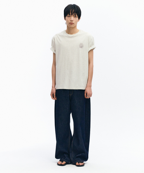INTEMPOMOOD（インテンポムード）の「ステッチラインバルーンフィットパンツ_インディゴ（デニムパンツ・メンズ・インディゴブルー・X-LARGE/LARGE）」の6枚目の写真