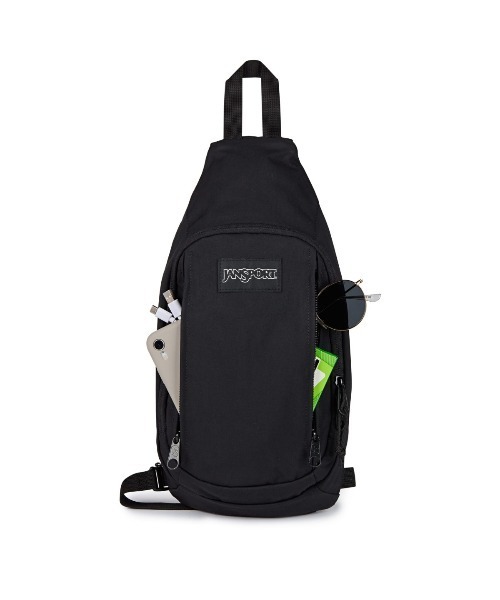 JANSPORT（ジャンスポーツ）の「JANSPORT MOVE SLING FX（ジャンスポーツ ムーブスリングFX）（ショルダーバッグ・メンズ・ブラック系/ベージュ系・ONE SIZE）」の4枚目の写真