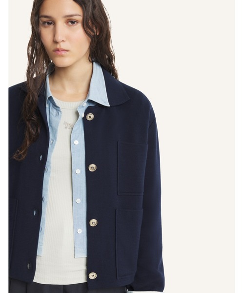 Maison Kitsune(メゾンキツネ)の「MILANO CITY JACKET(その他アウター・レディース・ネイビー・S/XS)」の6枚目の写真