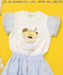 Seraph（セラフ）の「ポムポムプリン　パフスリーブTシャツ（Tシャツ/カットソー）」