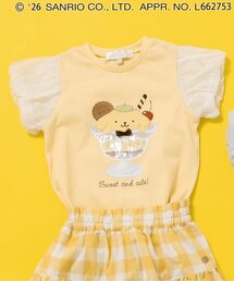 Seraph（セラフ）の「ポムポムプリン　パフスリーブTシャツ（Tシャツ/カットソー）」