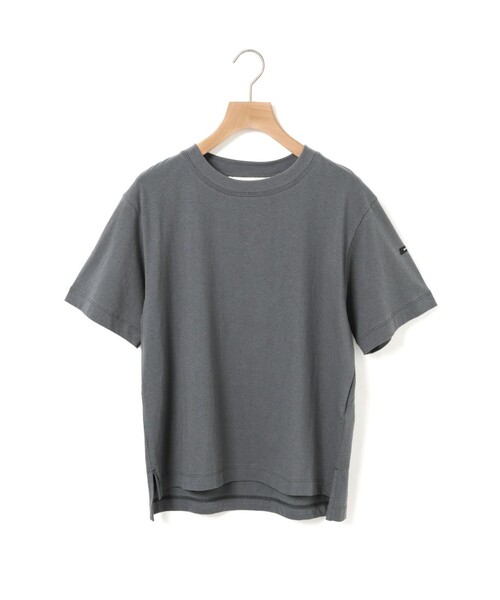 MidiUmi(ミディウミ)の「MidiUmi ベーシックTシャツ(Tシャツ/カットソー・レディース・グリーン/ピンク/ブラック/オフホワイト/チャコールグレー・FREE)」の3枚目の写真