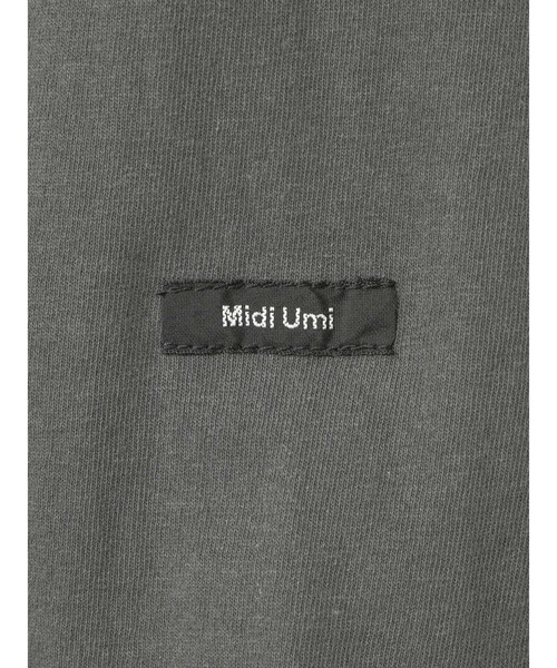 MidiUmi(ミディウミ)の「MidiUmi ベーシックTシャツ(Tシャツ/カットソー・レディース・グリーン/ピンク/ブラック/オフホワイト/チャコールグレー・FREE)」の18枚目の写真