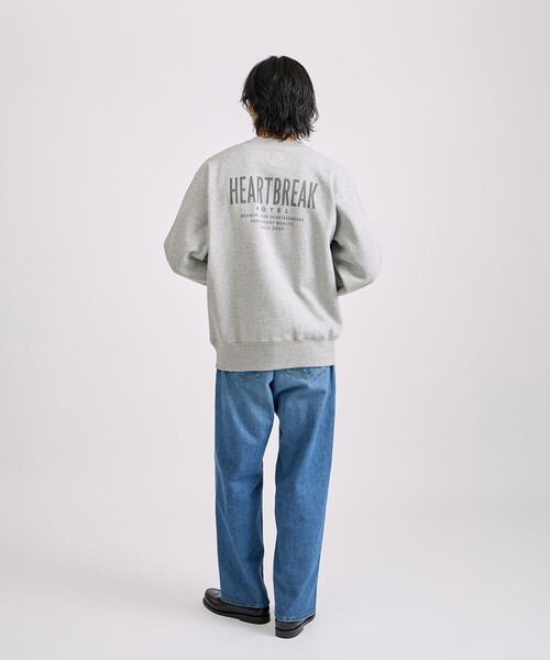 BEDWIN & THE HEARTBREAKERS（ベドウィン アンド ザ ハートブレイカーズ）の「BEDWIN & THE HEARTBREAKERS x Saturdays NYC Ex.PRINTED SWEAT "CHELSEA"（スウェット・メンズ・グレー/グリーン・XL/S/M）」の12枚目の写真