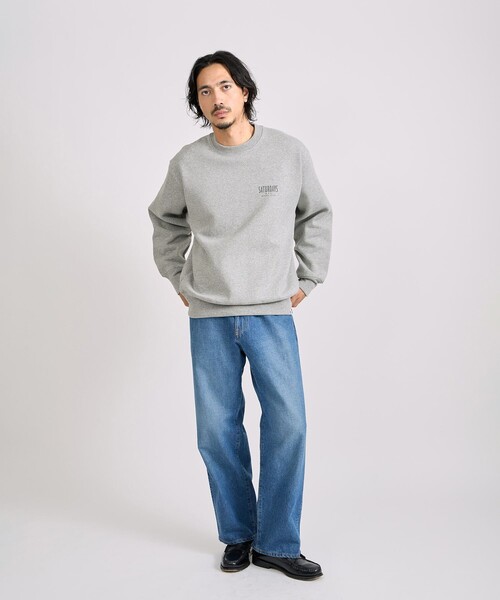 BEDWIN & THE HEARTBREAKERS（ベドウィン アンド ザ ハートブレイカーズ）の「BEDWIN & THE HEARTBREAKERS x Saturdays NYC Ex.PRINTED SWEAT "CHELSEA"（スウェット・メンズ・グレー/グリーン・XL/S/M）」の14枚目の写真