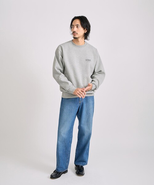 BEDWIN & THE HEARTBREAKERS（ベドウィン アンド ザ ハートブレイカーズ）の「BEDWIN & THE HEARTBREAKERS x Saturdays NYC Ex.PRINTED SWEAT "CHELSEA"（スウェット・メンズ・グレー/グリーン・XL/S/M）」の15枚目の写真